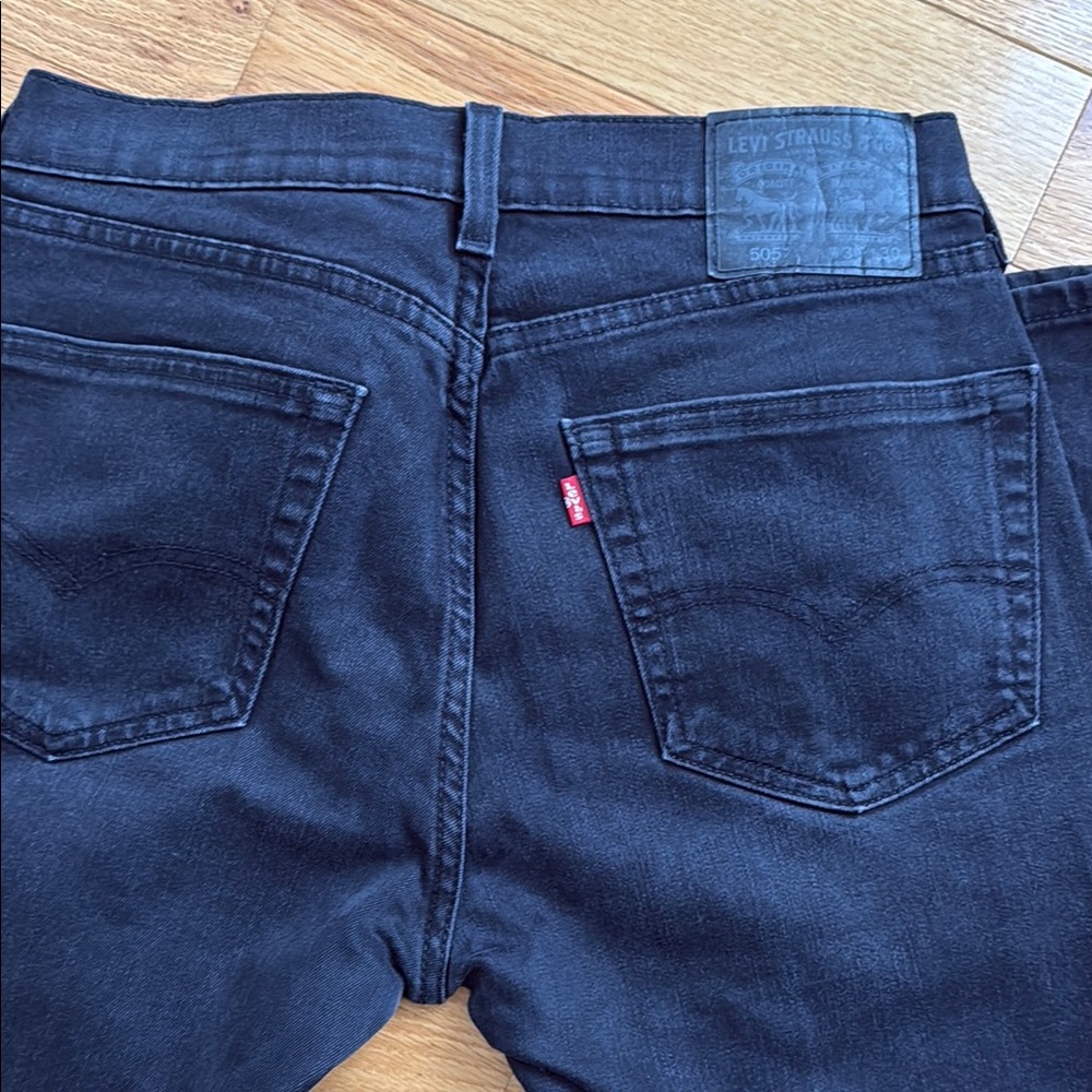 Levi's Black Straight Jeans Classic Style